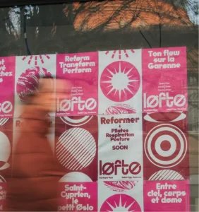 Affichage street marketing LØFTE Toulouse - campagne pré-launch site WordPress